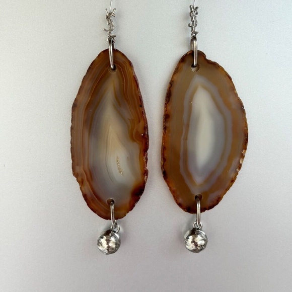 YVES SAINT LAURENT YSL 2010 vintage drop earrings - Picture 3 of 4